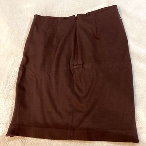 Cabi Dark Rust Pencil Skirt